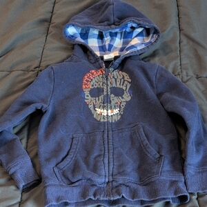Kids Size 4 Zip Up Hoodie